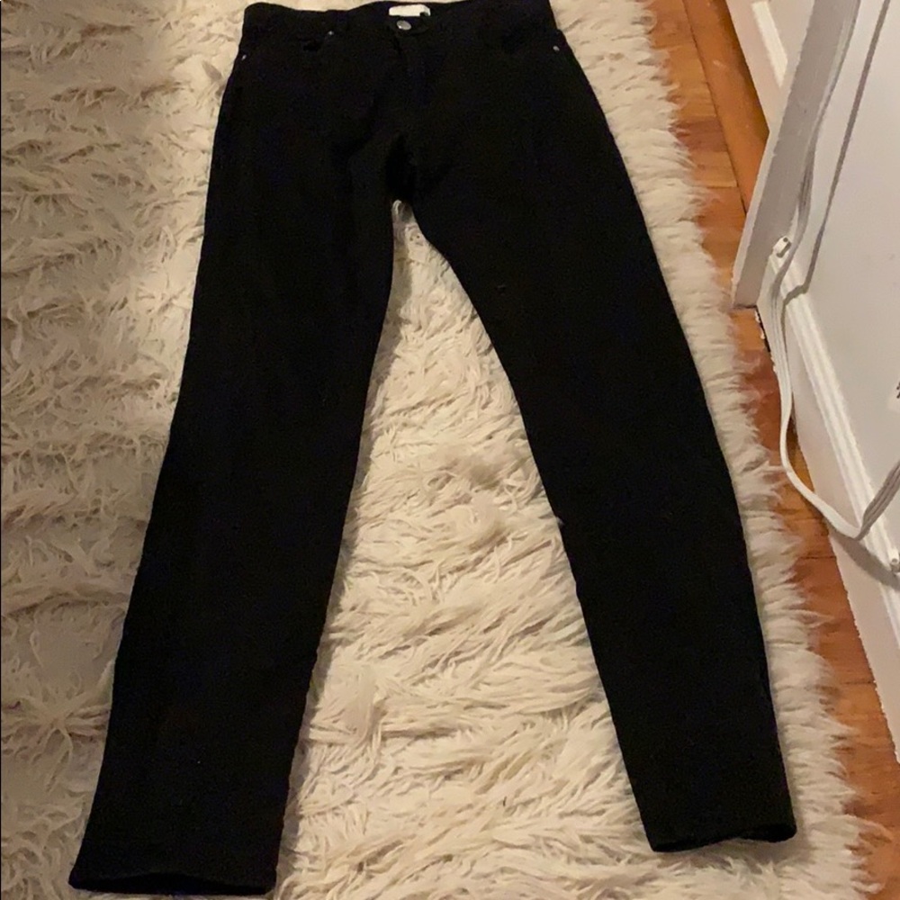 Non-distressed Black Jeans
